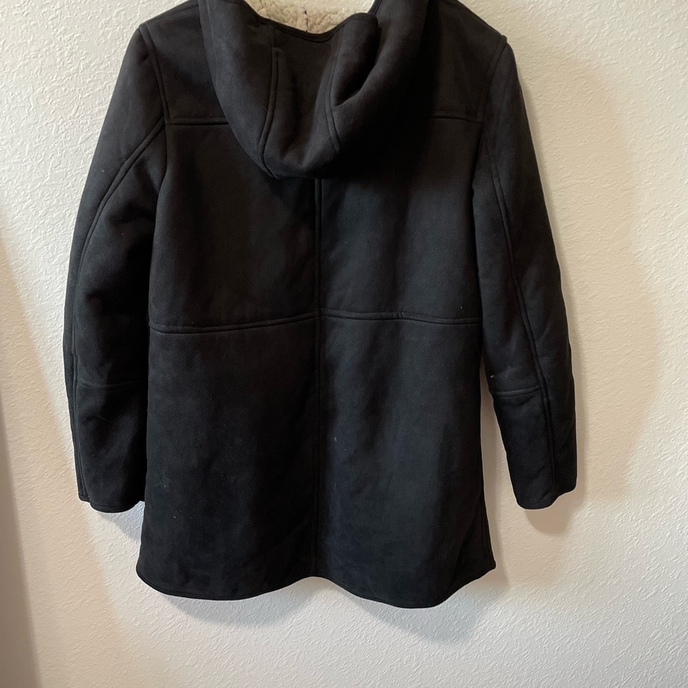 Fuzzy long jacket